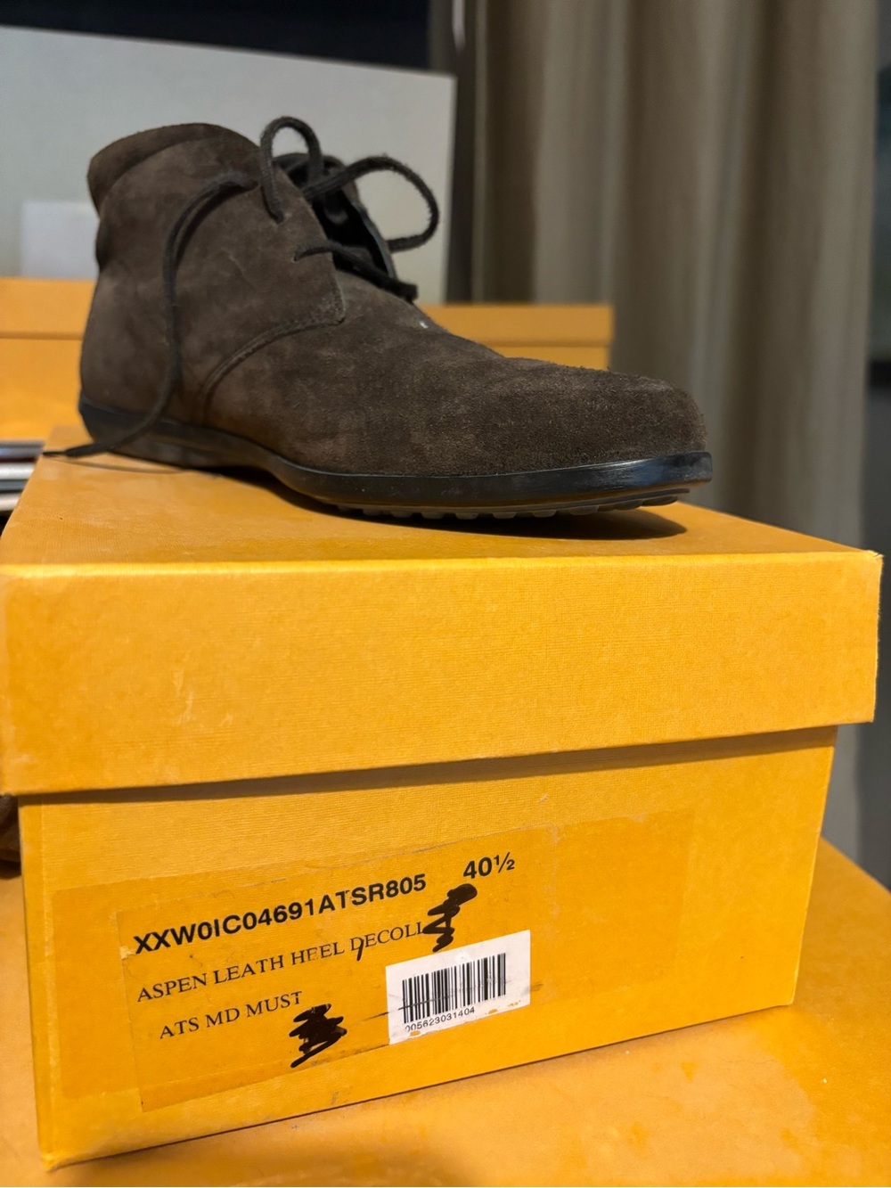 Tod's Brown Suede Ankle Booties